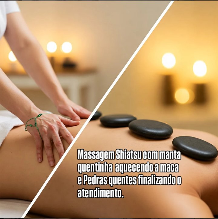 Aromaterapia com pedras quentes na Toshimi